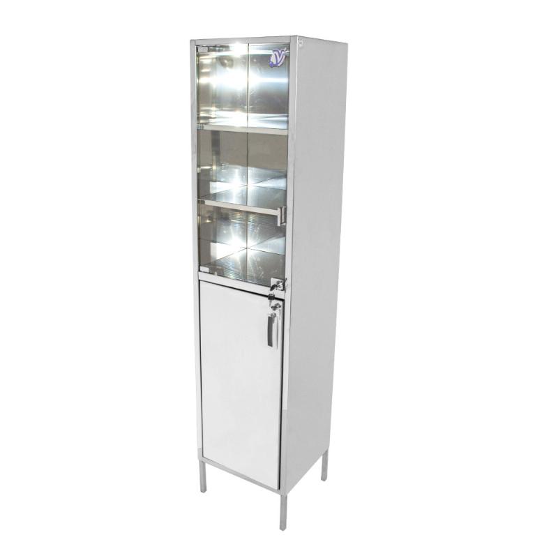 Шафа матеріальна комбінована однодверна ШМа-6 (нержавіюча сталь) (Медпромсервіс)